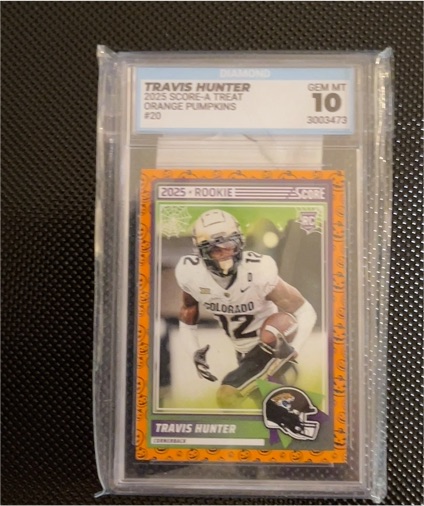 2025 Score A Treat #20 Travis Hunter — front