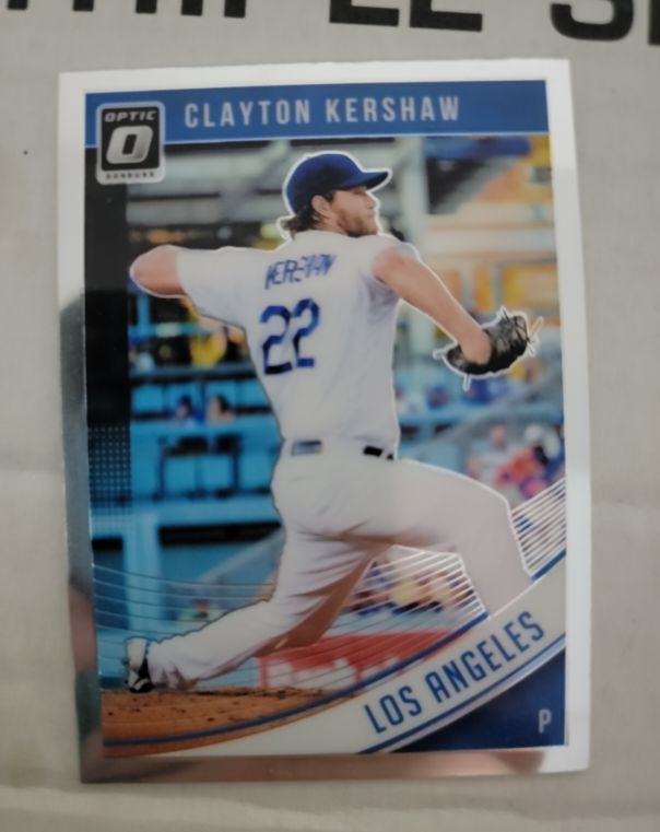 2018 Panini Donruss Optic #120 Clayton Kershaw — front