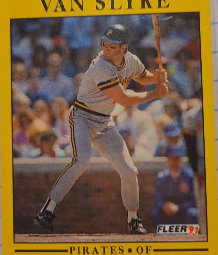 1991 Fleer #53 Andy Van Slyke — front