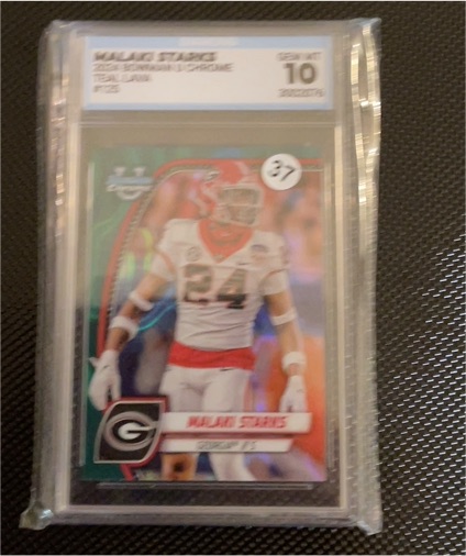 2024 Bowman University Chrome #125 Malaki Starks — front