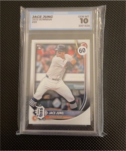2025 Bowman #59 Jace Jung — front