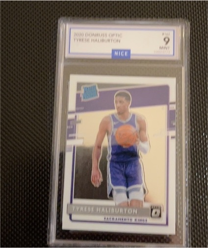 2020-21 Panini Donruss Optic #162 Tyrese Haliburton — front