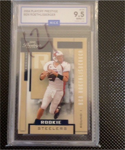2004 Playoff Prestige #159 Ben Roethlisberger Rookie Card — front