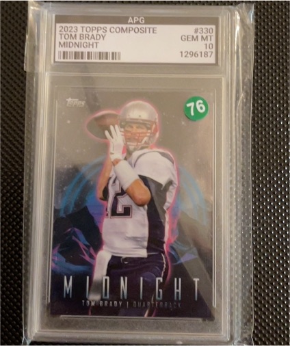 2023 Topps Composite Midnight #330 Tom Brady — front