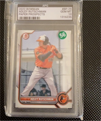 2022 Bowman #BP-29 Adley Rutschman Paper Prospects — front