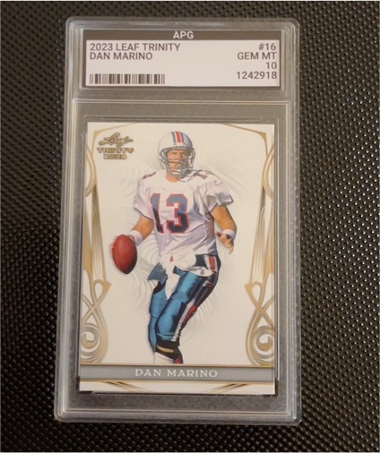 2023 Leaf Trinity #16 Dan Marino — front