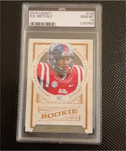 2019 Panini Legacy #149 D.K. Metcalf Rookie — front