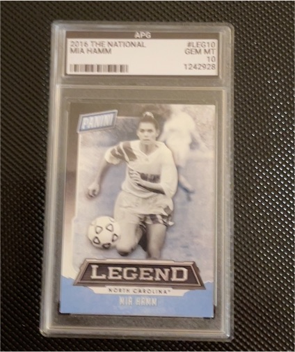 2016 Panini The National #LEG10 Mia Hamm — front