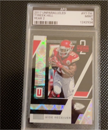 2017 Panini Unparalleled #YT-TH Tyreek Hill Year 2 — front