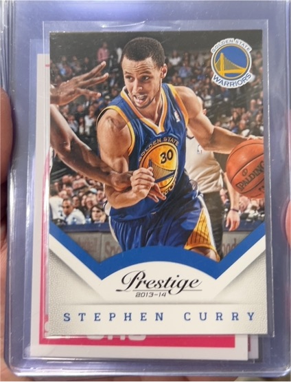 2013-14 Panini Prestige #159 Stephen Curry — front