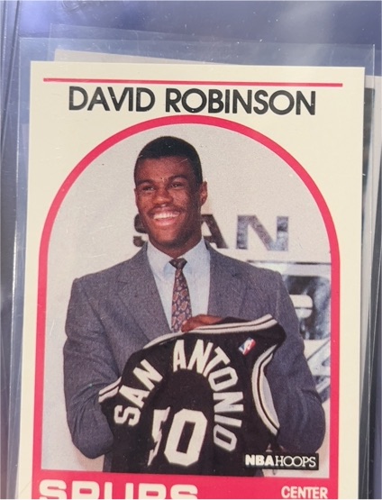 1989 Hoops #138 David Robinson — front