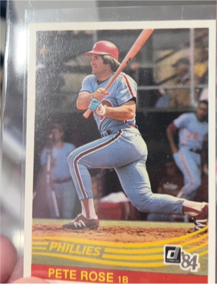 1984 Donruss #61 Pete Rose — front
