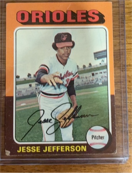 1975 Topps #539 Jesse Jefferson — front
