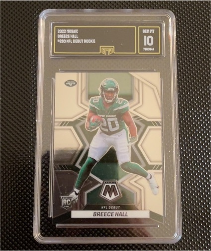 2022 Panini Mosaic NFL Debut #283 Breece Hall — front