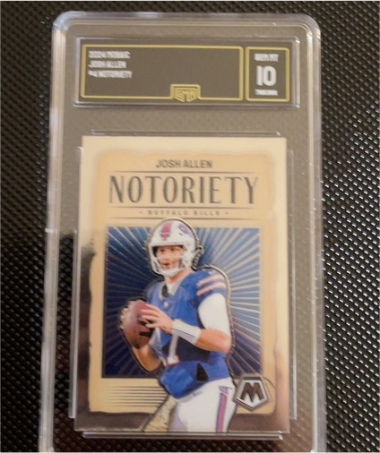 2024 Panini Mosaic Notoriety #4 Josh Allen — front