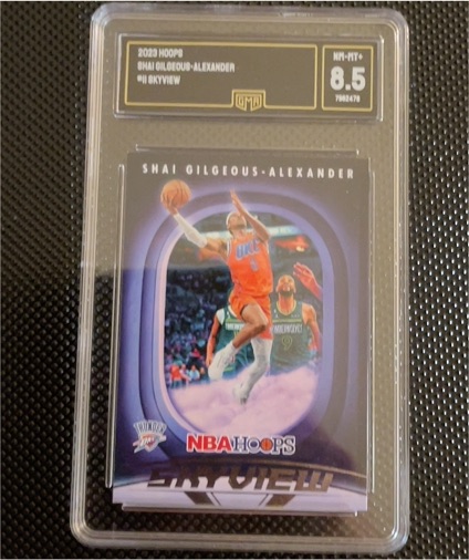 2023-24 Panini NBA Hoops #11 Shai Gilgeous-Alexander Skyview — front