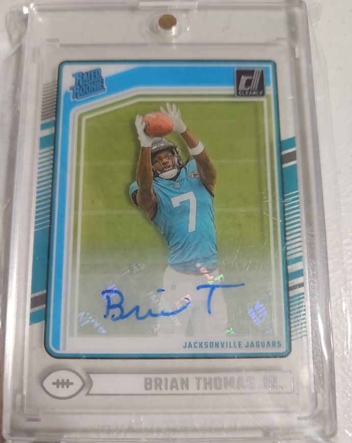 2024 Panini Clearly Donruss #64 Brian Thomas Jr. — front