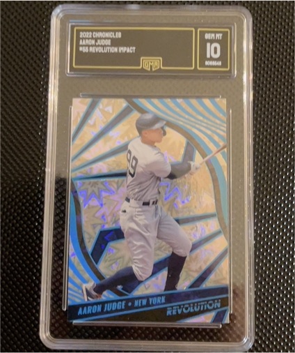 2022 Chronicles #85 Aaron Judge Revolution Impact — front