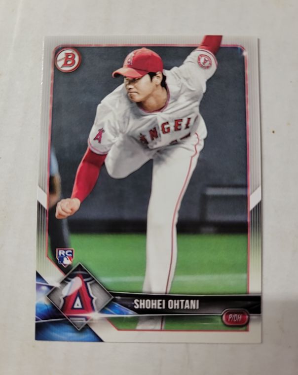 2018 Bowman #49 Shohei Ohtani Rookie Card — front