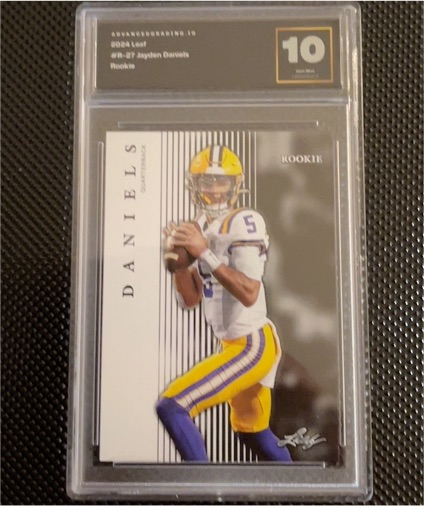 2024 Leaf #R-27 Jayden Daniels Rookie — front