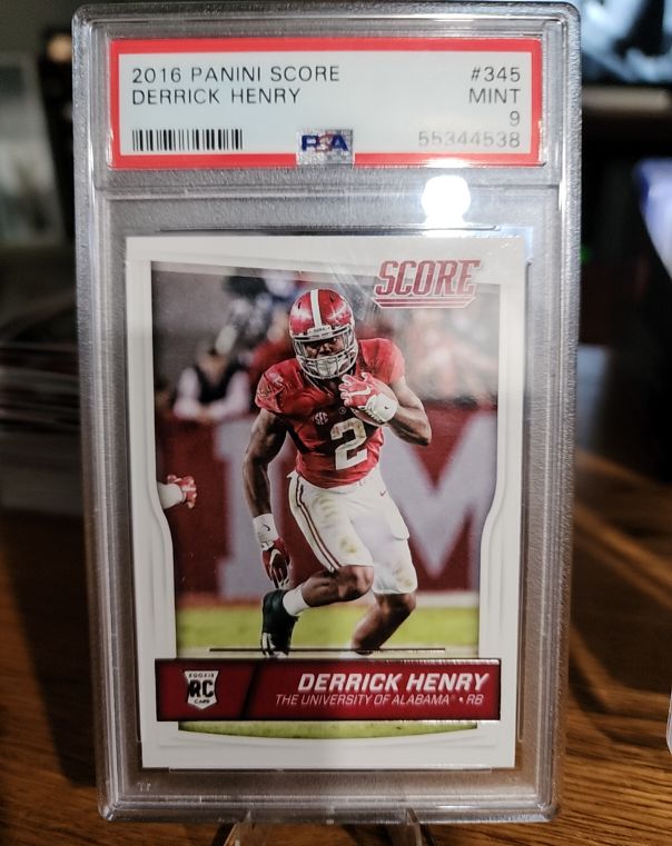 2016 Panini Score #345 Derrick Henry — front