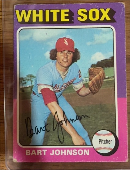 1975 Topps #446 Bart Johnson — front