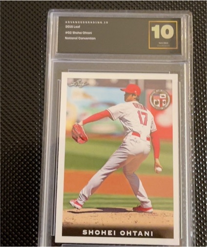 2018 Leaf #02 Shohei Ohtani National Convention — front