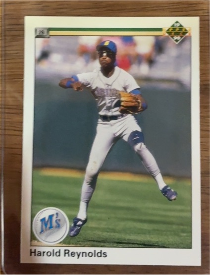 1990 Upper Deck #179 Harold Reynolds — front