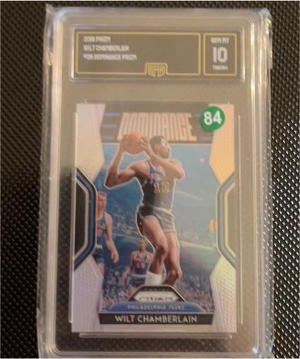 2018 Panini Prizm #84 Wilt Chamberlain — front