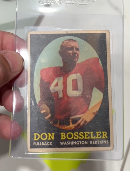 1958 Topps #132 Don Bosseler — front