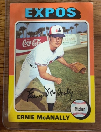 1975 Topps #318 Ernie McAnally — front