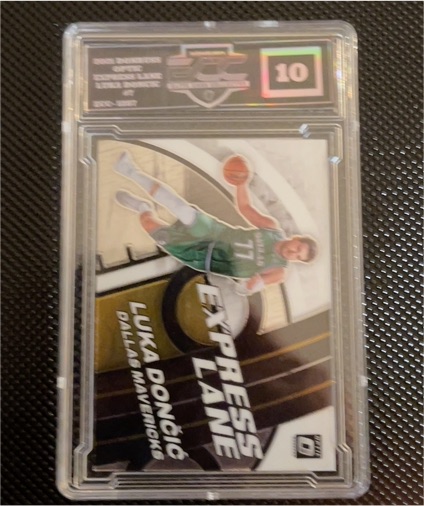 2021 Panini Donruss Optic Express Lane #7 Luka Doncic — front