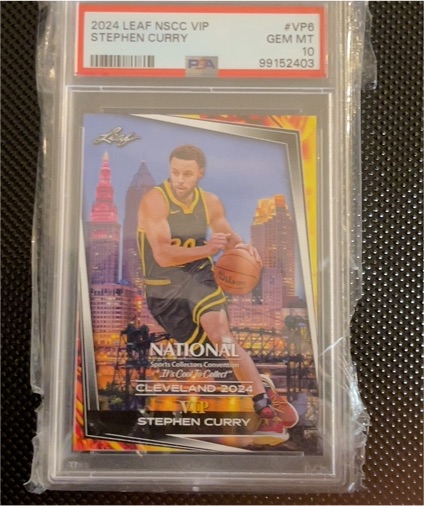 2024 Leaf National Sports Collectors Convention VIP #VP-6 Stephen Curry — front