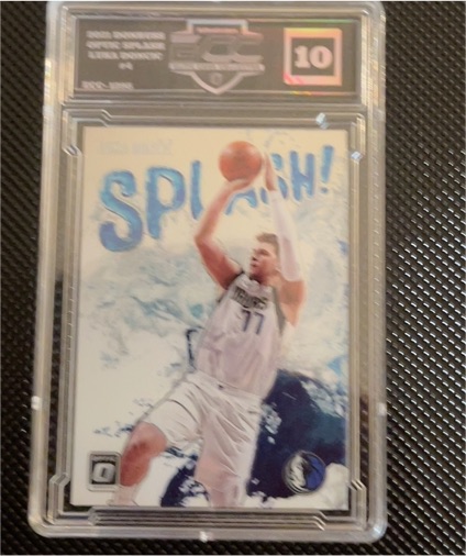2021-22 Panini Donruss Optic #4 Luka Dončić Splash! — front