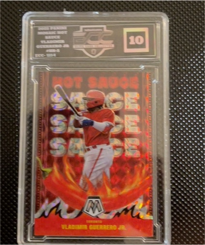 2022 Panini Mosaic Hot Sauce #HSA-3 Vladimir Guerrero Jr. — front