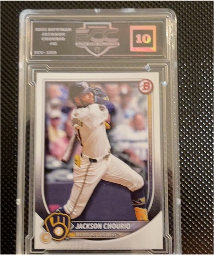 2024 Bowman #10 Jackson Chourio — front