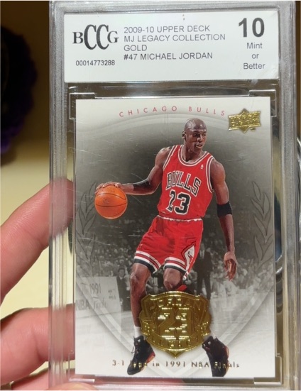 2009-10 Upper Deck MJ Legacy Collection Gold #47 Michael Jordan — front
