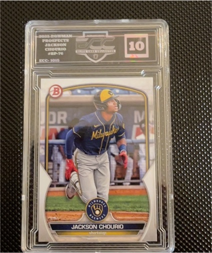 2023 Bowman Paper Prospects #BP-76 Jackson Chourio — front
