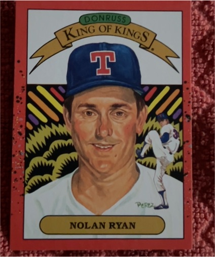 1990 Donruss #665 Nolan Ryan Diamond Kings Texas Rangers — front