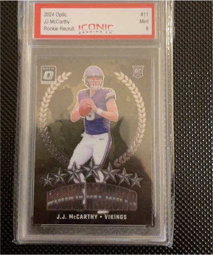 2024 Panini Donruss Optic #11 J.J. McCarthy Rookie Recruits — front