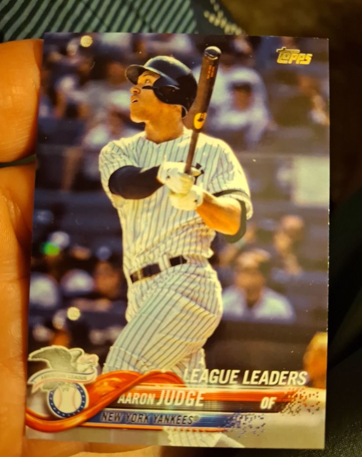 2022 Topps League Leaders #LL-1 Aaron Judge — front