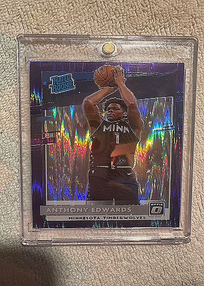 2020 Donruss Optic #1 Anthony Edwards — front