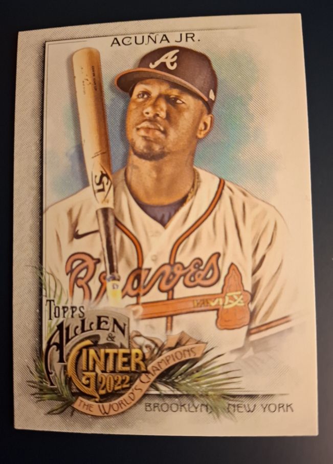 2022 Topps Allen & Ginter #Brooklyn, New York Ronald Acuña Jr. — front