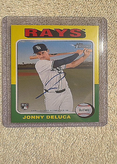 2022 Topps Heritage #TH-AD Jonny DeLuca — front