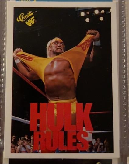 1990 Classic WWF Hulk Rules Hulk Hogan — front