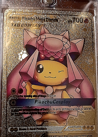 2015 Pokémon XY Promo #XY-P Pikachu Cosplay — front
