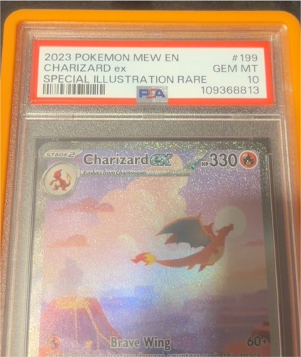 2023 Pokémon Mew EN #199 Charizard ex Special Illustration Rare — front