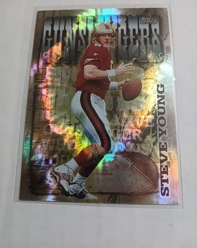 1995 Topps Gunslingers #G1 Steve Young — front