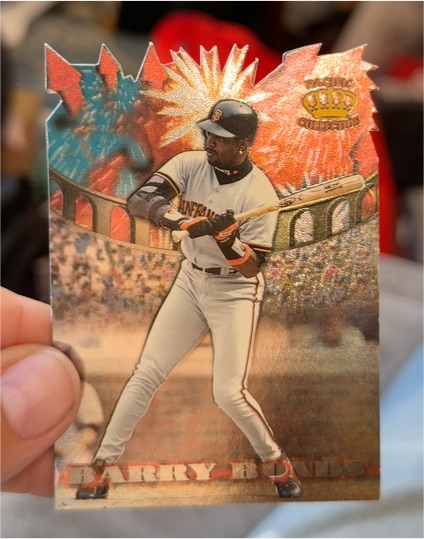 1995 Pacific QFS Corrected #1 Barry Bonds — front