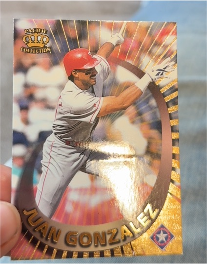 1994 Pacific Collection #1 Juan Gonzalez — front